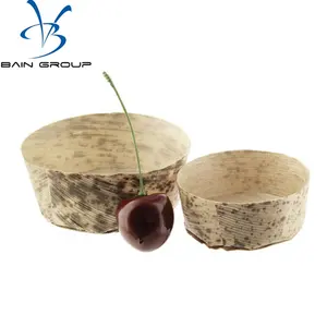 Disposable Eco-friendly Bamboo Sauce Dessert Snack Cup Used In Hotel