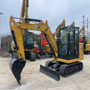 Excavadora de cadenas <span class=keywords><strong>CAT</strong></span> 305.5 usada de 5 toneladas con certificación CE para construcción en calles estrechas y excavación de cimentaciones de invernaderos - Product Image 4