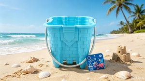 Seau <span class=keywords><strong>de</strong></span> plage en plastique coloré pour enfants, idéal pour jouer dans le <span class=keywords><strong>sable</strong></span>, avec poignée durable, léger, <span class=keywords><strong>jouet</strong></span> pour construire des châteaux <span class=keywords><strong>de</strong></span> <span class=keywords><strong>sable</strong></span> - Product Image 2