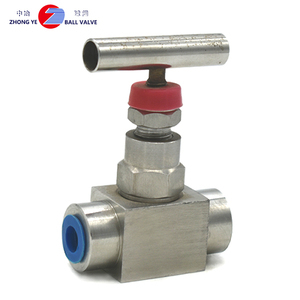 Valvola a sfera manuale di intercettazione DN6 J13W-100-320 tipo OEM Zhongye, flangia X ad alta pressione per tubazioni strumentali idriche - Product Image 4
