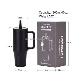 Nuovi Prodotti 2025: Tazza <span class=keywords><strong>Termica</strong></span> in Acciaio Inox da 40oz con Manico, Cannuccia e Coperchio Antigoccia - Product Image 5