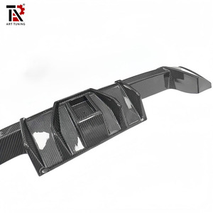 Difusor Trasero de Fibra de Carbono Seca Estilo MP/F1 con Luz LED para BMW M3 G80 M4 G82 G83, Difusor de Parachoques Trasero, Alerón, Spoiler <span class=keywords><strong>2020</strong></span>+ - Product Image 3