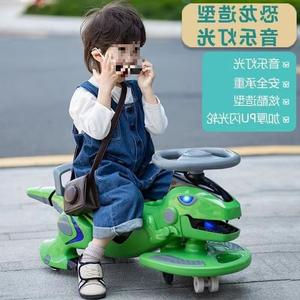 รถโยกหมุนได้สำหรับเด็กอายุ 1 ปีขึ้นไป ของเล่นขี่เล่นสำหรับพ่อแม่ลูก เด็กชาย เด็กหญิง ของขวัญวันเด็ก ลายไดโนเสาร์ <span class=keywords><strong>สี</strong></span><span class=keywords><strong>เบ</strong></span>จเทา - Product Image 3