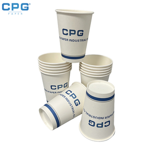 Gobelets à café en papier à double paroi de 16 oz, doublés de PLA, biodégradables, jetables, pour une alimentation durable des entreprises - Product Image 1