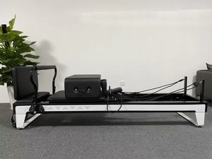 Estudio comercial de gama alta de Hong Kong uso Pilates negro blanco Metal aluminio pilates reformador - Product Image 3