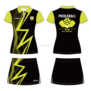 Akilex Aanpassen Automatisch Snijden Pickleball Wear Jersey T-Shirt Shorts Voor Heren/Dames Hoge Kwaliteit Knippen En Naaien T-Shirt Unisex - Product Image 1