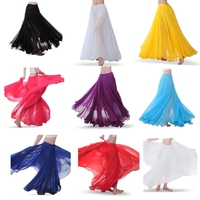 Jupe de danse orientale, jupe longue en mousseline de soie pour Halloween, jupe tribale, jupe de ballet