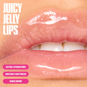 Huile à <span class=keywords><strong>lèvres</strong></span> liquide végétalienne Goji Jelly, effet repulpant, conditionnante, longue tenue, rose glamour, à l'huile de Jojoba et de Karité, parfum cerise douce, laiteuse - Product Image 5
