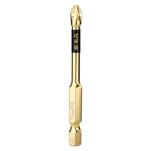 Puntas de destornillador magnéticas Yu Jian de 5 mm con acabado dorado, resistentes a impactos, para taladros eléctricos - Product Image 2