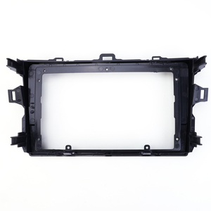 Cadre de façade d'autoradio pour Chevrolet GMC 2004-2006, universel, 10 pouces, panneau avant (argent), kit d'accessoires de voiture standard - Product Image 2