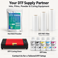 Imprimante DTF A3 en stock aux États-Unis avec circulation d'encre blanche et nettoyage automatique pour l'impression de t-shirts et de vêtements