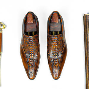 Zapatos de Cuero para Hombre con Punta Cuadrada, de Alta Calidad y Lujo, para Oficina y Carrera, Ligeros, Antideslizantes y Transpirables, 2025 - Product Image 2