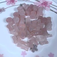 Meilleure Qualité Pierre Naturelle Rose Quartz Selle Bouchon De Jauge Verre Jauges D'oreille Expander Boucle D'oreille Bouchons Bijoux De Piercing