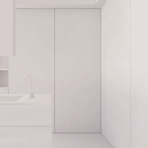 Porte secrète invisible moderne, design personnalisé en aluminium-bois, pour espaces intérieurs - Product Image 5