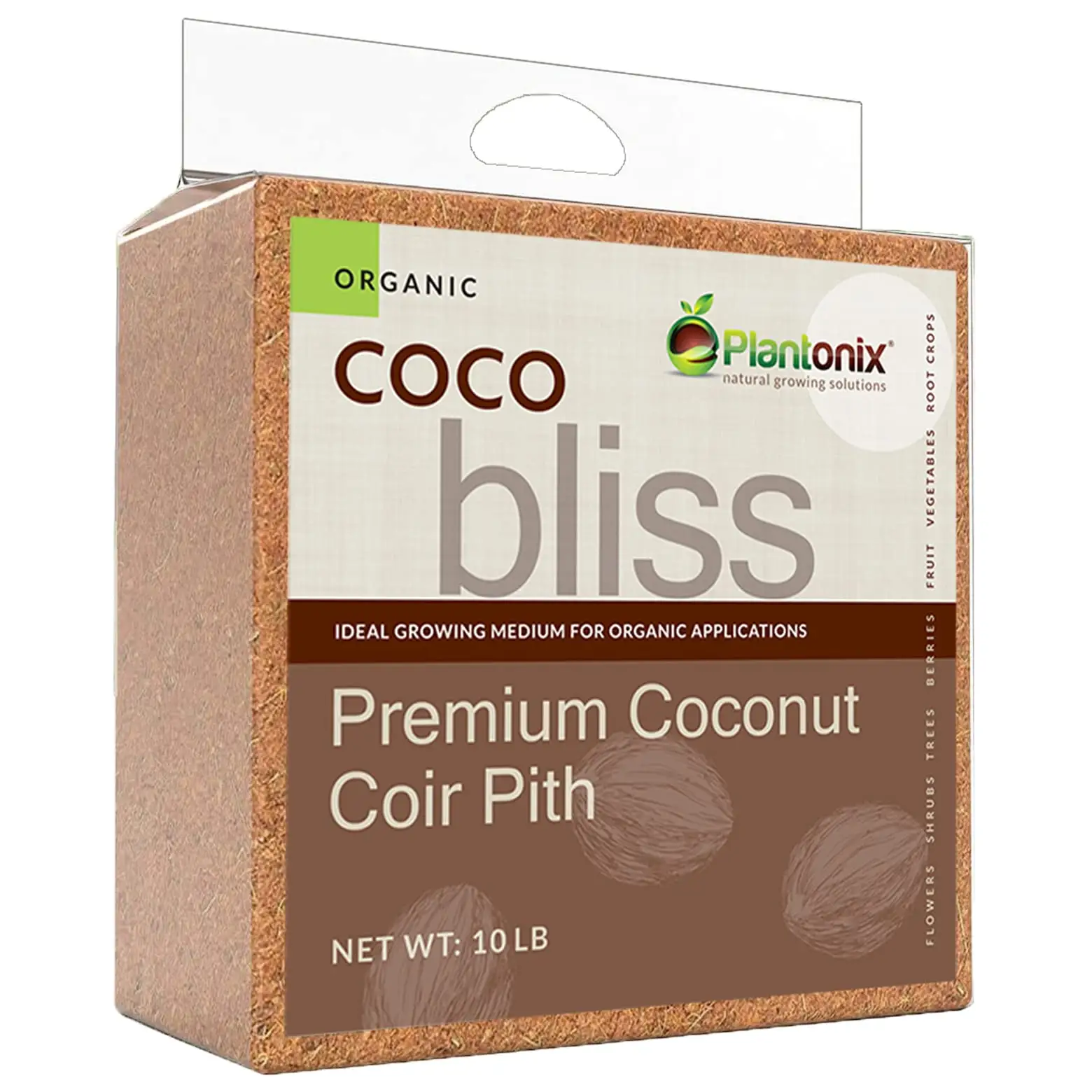 USA Canada all'ingrosso all'ingrosso compresso buccia di cocco fibra Shell Brick Coir Coco Block