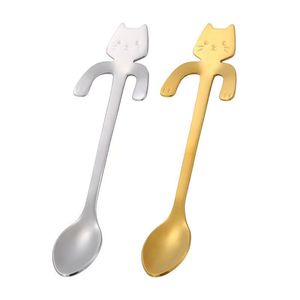 304 Stainless Steel Cat <b>Spoon</b> Hanging <b>Spoon</b> <b>Coffee</b> Dessert <b>Spoon</b> Mug <b>Spoon</b> Gift <b>Spoon</b> Food Grade - Product Image 5