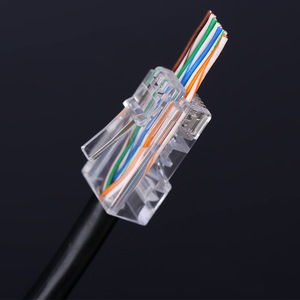 Cat6 Network Connector Plug Copper Core For <b>Camera</b> <b>Wiring</b> Installation - Product Image 2