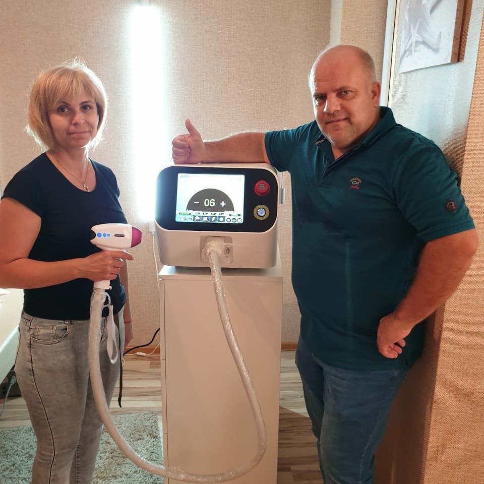 755nm 808nm 1064nm OKL Platinum Diode Alexandrite Laser Hair Removal Machine