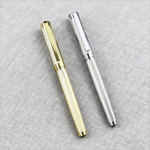 Custom Gold <b>Silver</b> High Quality Metal Luxury Fountain <b>Pen</b> Customer's Logo Writing 0.5mm Diameter Custom <b>Pens</b> for Student - Product Image 1