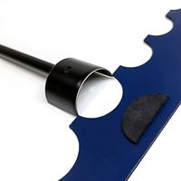 Ciseaux à coudre pour le travail du cuir, poinçon semi-circulaire, poinçon à coins arrondis, poinçon manuel pour projets de bricolage de ceintures et de portefeuilles