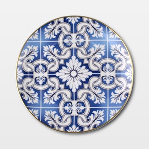 Vajillas de Porcelana Personalizadas, Juegos de Platos de Cerámica, Platos Blancos y Azules para Bodas y Eventos, Platos de Porcelana - Product Image 6