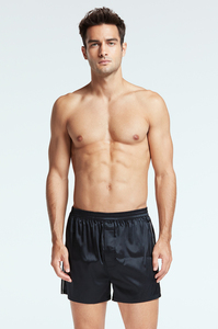 Calzoncillos bóxer de seda a la moda para hombre 100% patrón de estampado de seda pura XL pijamas de talla grande Batas para adultos calzoncillos de Albornoz perfectos - Product Image 6