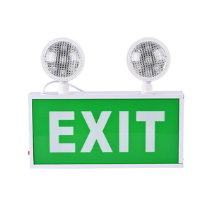 Lampe frontale <span class=keywords><strong>double</strong></span> personnalisable IP30 pour éclairage d'urgence incendie évacuation sécurité sortie fabricant panne de courant - Product Image 4