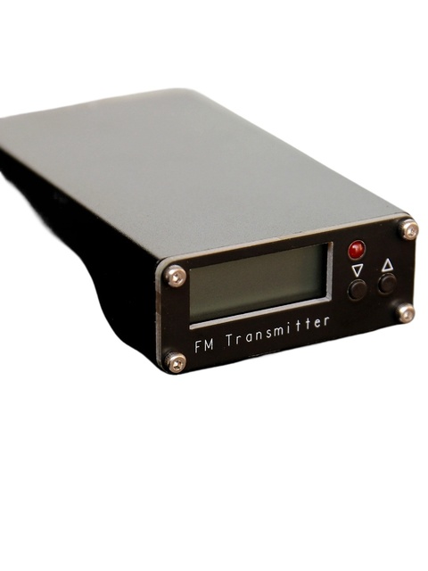 2km FM Transmitter Digital Display 0.5W 500mW Stereo 76-108M English Listening