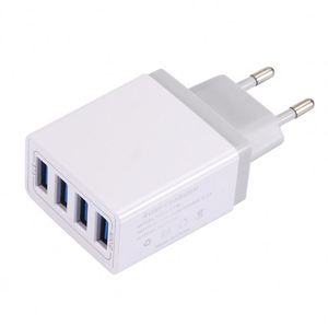 Factory Wholesale QC3.0 35W 5.1A European Standard US Standard UK Standard <b>Tablet</b> 4USB Cell Phone Charger for Laptop LED - Product Image 1