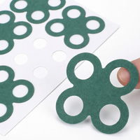 Papier isolant creux à 4 trous pour batterie lithium basse tension 30V, joint en papier d'orge auto-adhésif, papier de coque verte