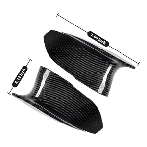 Accesorios exteriores automotrices de fibra de carbono cubiertas de espejo retrovisor de fibra de carbono para <span class=keywords><strong>MRD</strong></span> para Infiniti Q50 Q60 V2 M - Product Image 4