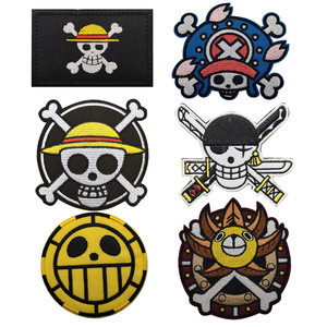 Prêt à expédier : Patch brodé drapeau pirate One Piece, badge moral pour sacs à dos tactiques, chapeaux, gilets tactiques - Product Image 3
