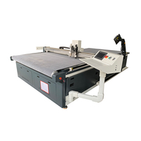 TC bandera tela 75gsm poliéster Pongee tela tinte Digital cuchillo CNC DieVibrating Digital corte Plotter máquina mesa con CE ISO