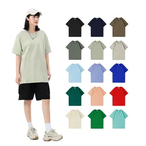 2024 all'ingrosso 240 Gsm cotone di alta qualità T-Shirt da <span class=keywords><strong>donna</strong></span> taglie forti T-Shirt da <span class=keywords><strong>donna</strong></span> - Product Image 1
