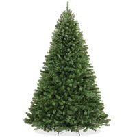 Verschlüsselter PVC-Weihnachtsbaum in voller Größe, künstlicher Kiefernbaum, freistehend für drinnen und draußen, für Zuhause, Hotel, Feiertagsdekoration