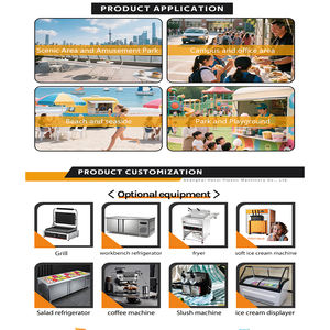 Nouvelle remorque alimentaire ronde et petite en fibre de verre avec des caractéristiques résistantes à la rouille pour les occasions spéciales et les mariages - Product Image 6