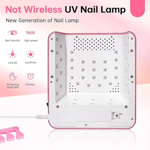 Professional 96W UV LED Nail Lamp Quick Dry Curing Sparkly Gel Polish Light with 4 <b>Timer</b> Setting <b>Plug</b>-<b>in</b> Design - Product Image 4