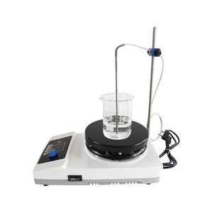 Equipamento laboratório cosmético líquido químico agitando a temperatura constante 5L aquecimento agitador magnético - Product Image 3