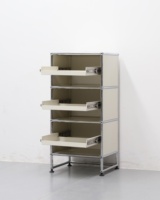 Nouveauté : Meuble de rangement modulaire moderne en acier inoxydable, armoire murale flottante, unité TV pour chambre à coucher, qualité supérieure