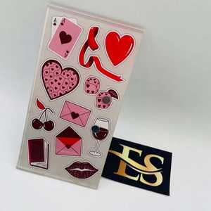 Servicio OEM de Impresión de Logotipos Personalizados, Iconos de Amor con Calor, Azulejos de Pestañas Personalizables, Especial de San Valentín - Product Image 6