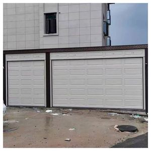 <span class=keywords><strong>Porte</strong></span> <span class=keywords><strong>de</strong></span> <span class=keywords><strong>garage</strong></span> sectionnelle en aluminium et verre sur mesure, ouverture automatique, étanche - Product Image 4
