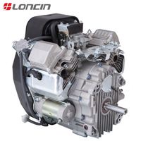 Moteur à essence Loncin LC2P80F bicylindre 4 temps 764 cm³ à démarrage électrique, refroidi par air, arbre de 25,4 mm, puissance élevée de 17,2 kW