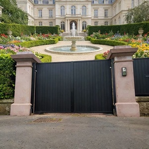 <span class=keywords><strong>Portail</strong></span> Coulissant Intelligent de Luxe en Aluminium, Modélisation 3D, Étanche, Écologique, Automatique, pour Allées de Villas, Jardins et Garages, Garantie 5 Ans - Product Image 2