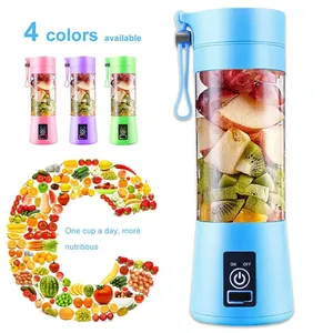 Liquidificador elétrico portátil para suco e mini-smoothie de frutas, garrafa misturadora de suco e milkshake, liquidificador portátil, logotipo personalizado