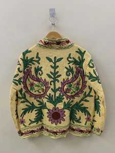 Women's Handmade Suzani Cotton <b>Jacket</b> Floral Embroidered Boho Chic Outerwear Boutique Fashion - Product Image 5