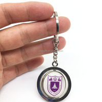 Porte-clés de carte d'identité de chien en métal personnalisé Porte-clés en caoutchouc personnalisé avec logo