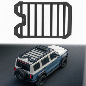 Haute qualité voiture <span class=keywords><strong>acier</strong></span> rack rails de <span class=keywords><strong>toit</strong></span> support de <span class=keywords><strong>toit</strong></span> barre transversale ouverte porte-bagages raquette pour réservoir 300 rack plateau de <span class=keywords><strong>toit</strong></span> - Product Image 1