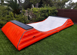 <span class=keywords><strong>Rampa</strong></span> Gonfiabile Ermetica per Skateboard, Tappetino Sportivo in PVC, Airbag a Forma di U per Atterraggio - Product Image 3