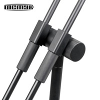 Microphone à condensateur professionnel M-6114 à double pôle, design sur pied en métal, connecteur XLR, filaire, suppression du bruit, pour chorale