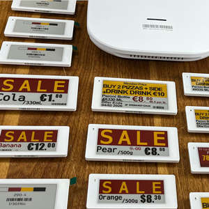 2.4Ghz Lcd Electronic Shelf Label For Warehouse Supplies With Esl <b>Racking</b> System Can Support Development 2.6 Inch E Ink Display - Product Image 1